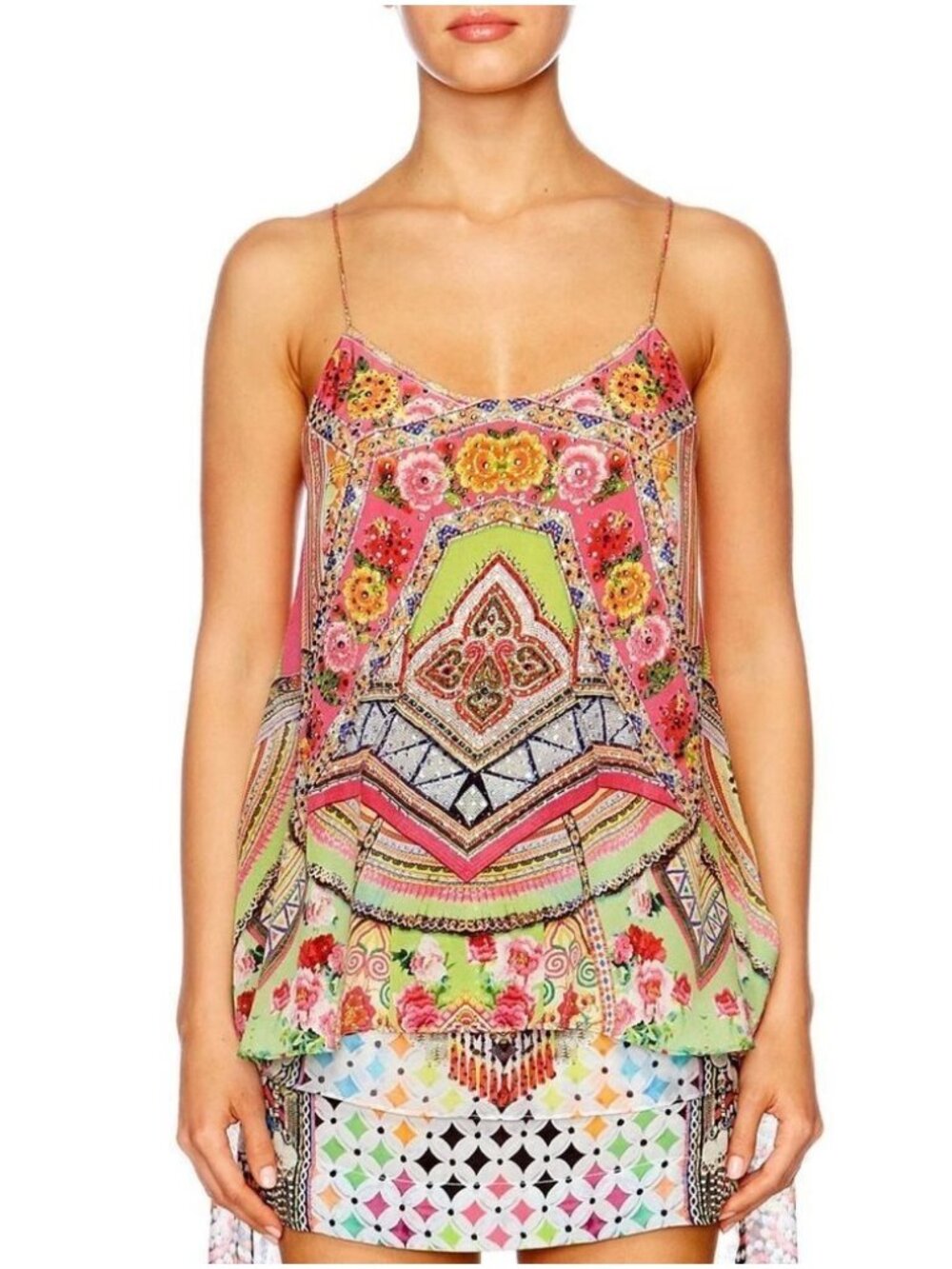 Camilla Hani  Honey T Back Shoestring Top XS